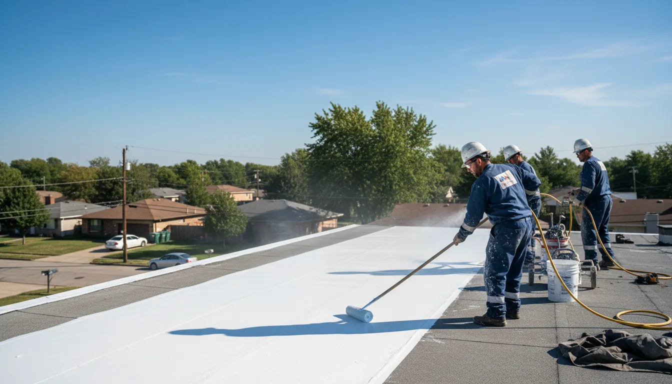 Commercial roof coating in Oliver, PA near me